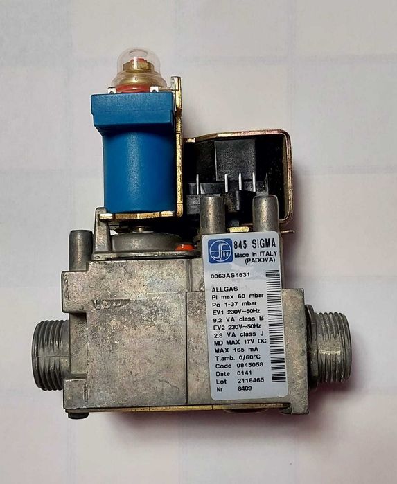 Vana de GAZ pentru centrale