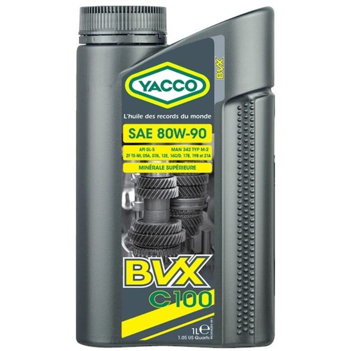 Масло в трансмиссию YACCO bvx c 100 80w90 20л