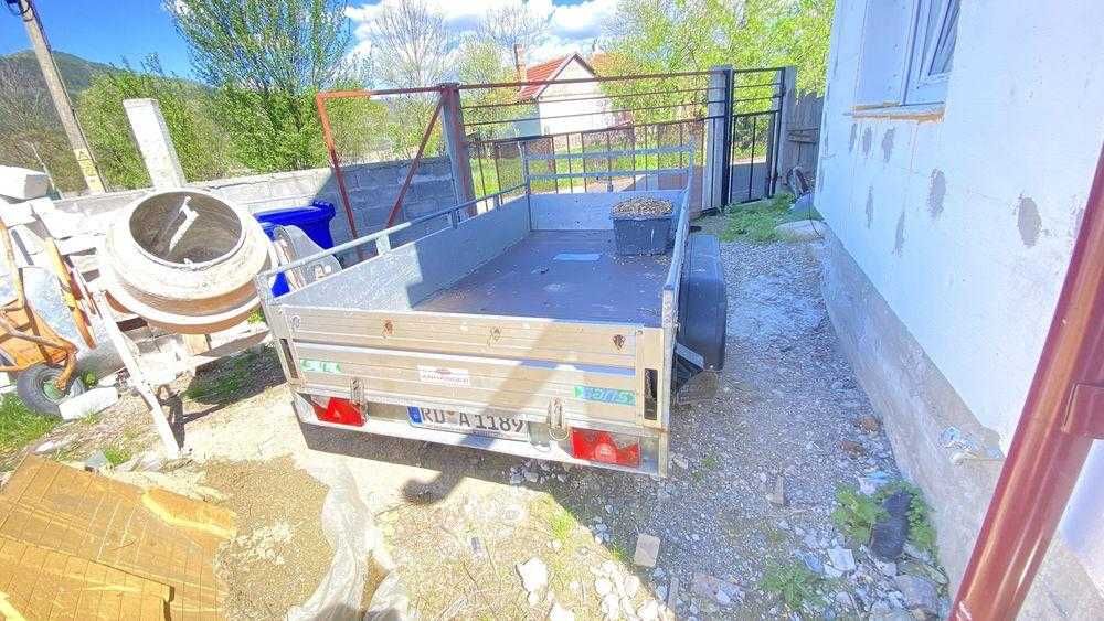 Remorca SARIS C2000 C2C 3.5Tredusa la 2T axa dubla cu franare