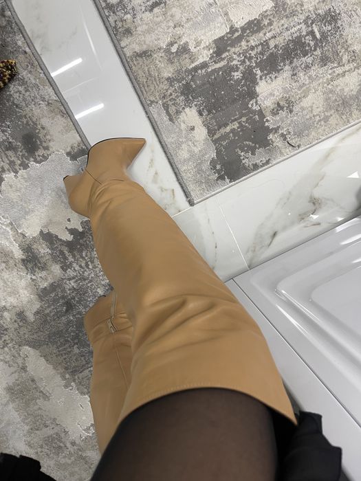 Cizme piele lungi
