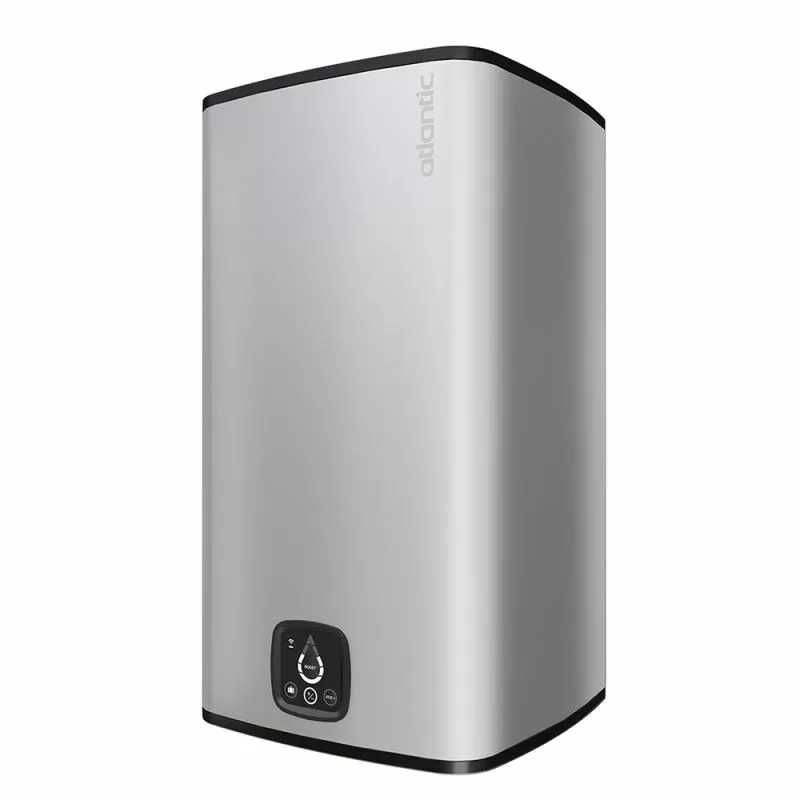 НОВ Wi-Fi Бойлер Atlantic Steatite CUBE Silver,100л,2.4kWсухНагревател