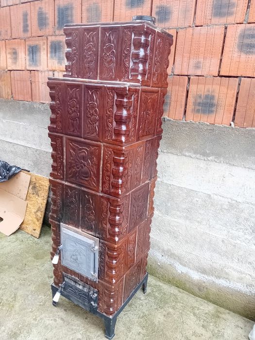 Vând sobă teracota 6 rânduri stare foarte, folosita puțin timp