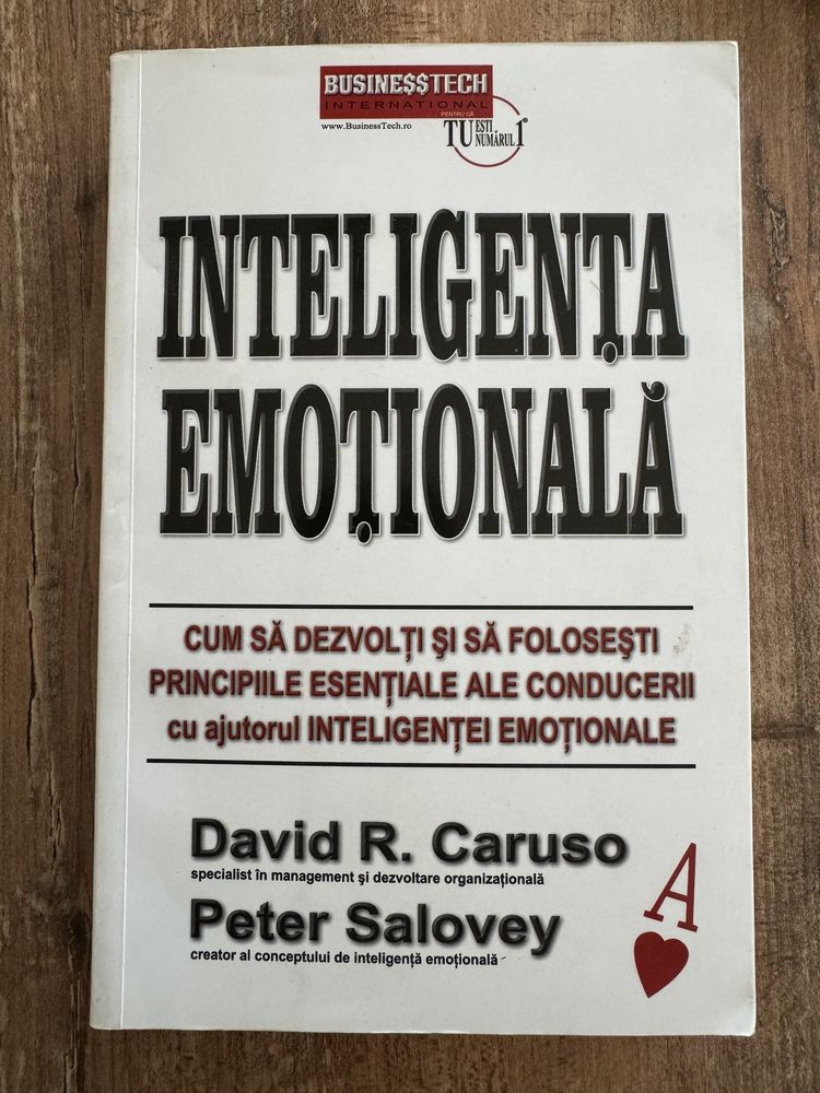 Carte "Inteligența Emoțională" de David R. Caruso și Peter Salovey