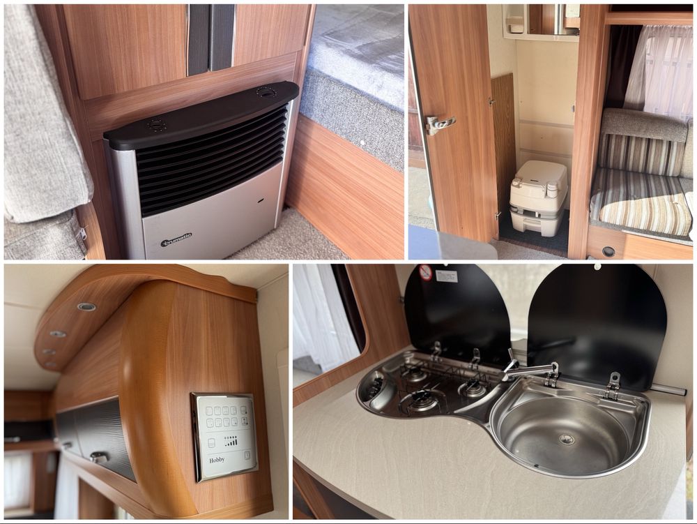 Rulota Hobby De Luxe 400 SFE, 2011, MOVER, Cort, Panou si Baterie
