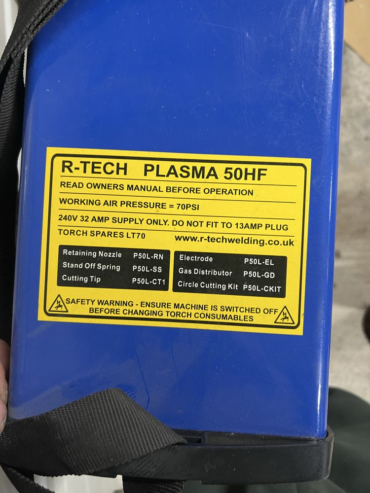 R-Tech P50HF  Plasma Cutter 24mm Masina de taiat 50A
