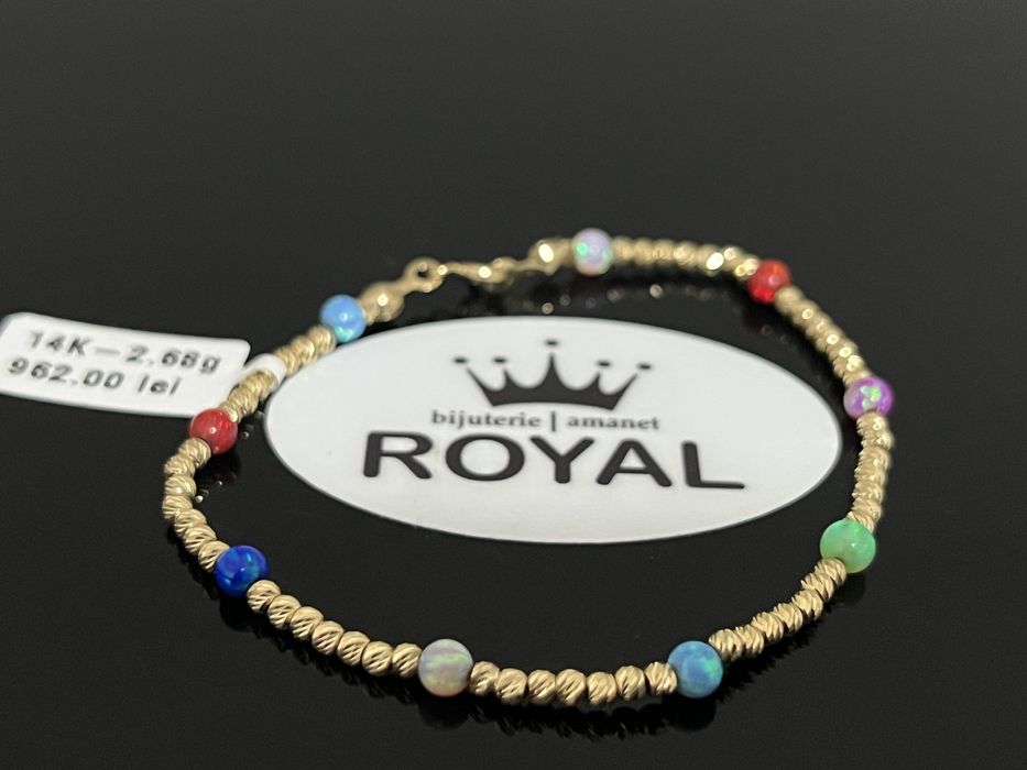 Bijuteria Royal CB : Bratara dama aur 14k 2,68gr lungime 17cm