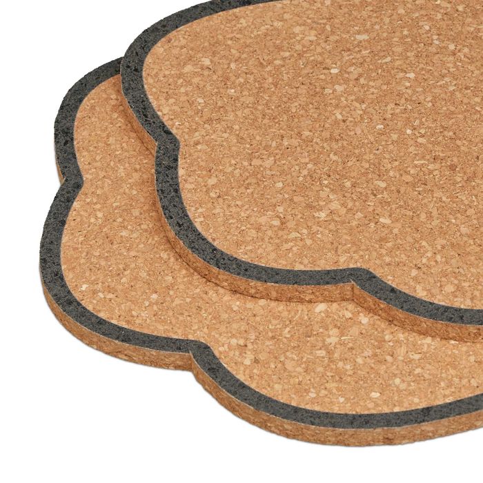 Set 2 panouri pin din pluta cu 10 ace colorate design creativ 29x44 cm