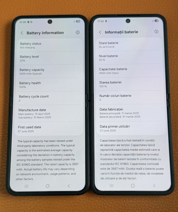 Samsung Galaxy Z Flip7 FE Preț 2100 lei fix buc
