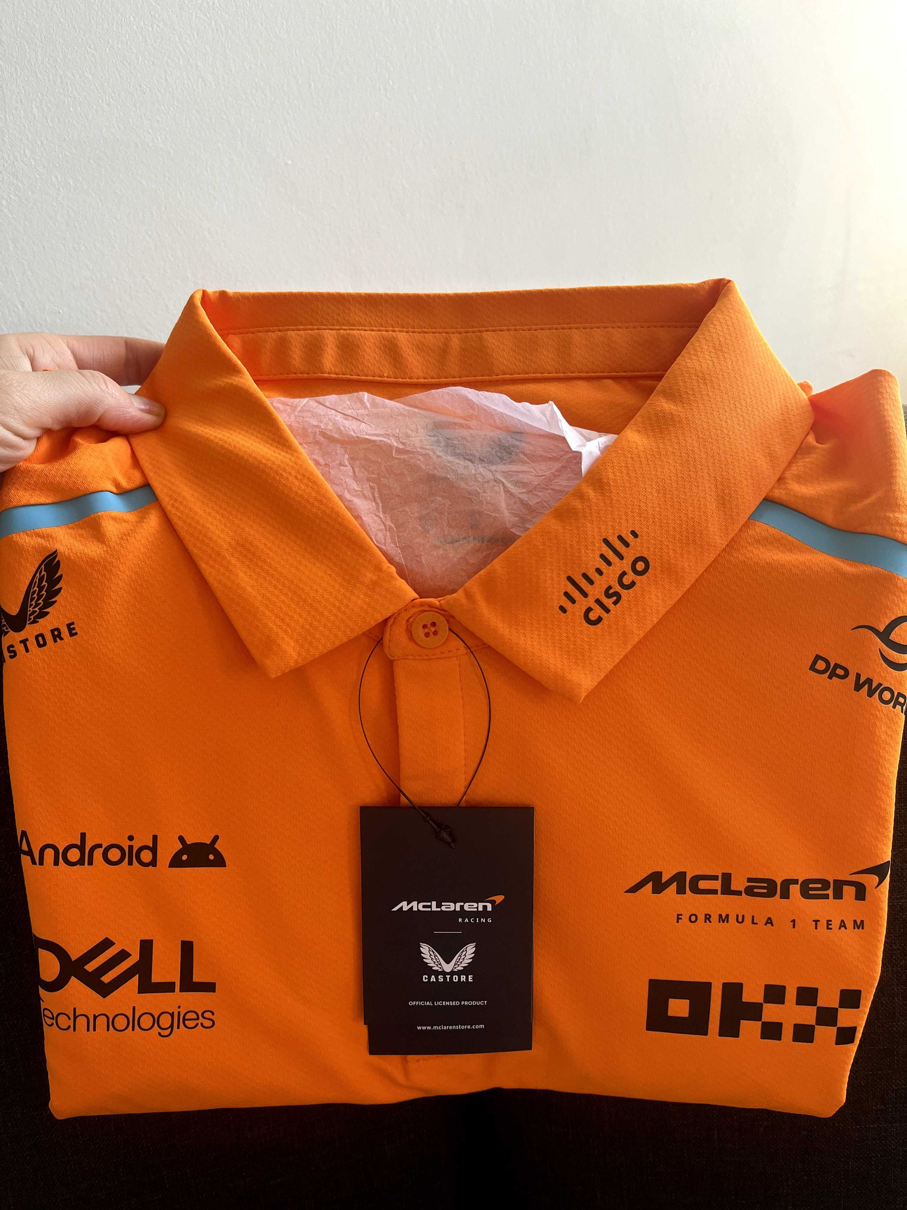 Мъжка тениска McLaren 2024 Team Polo