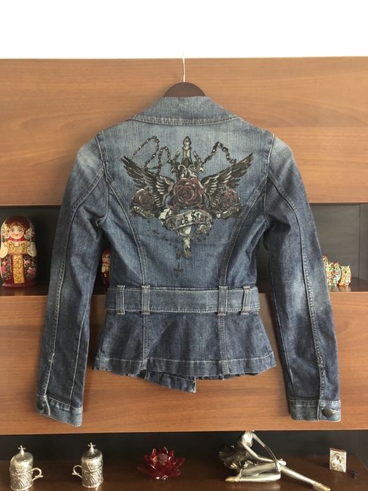 Ново дънково яке с отделяща се яка Guess Jeans