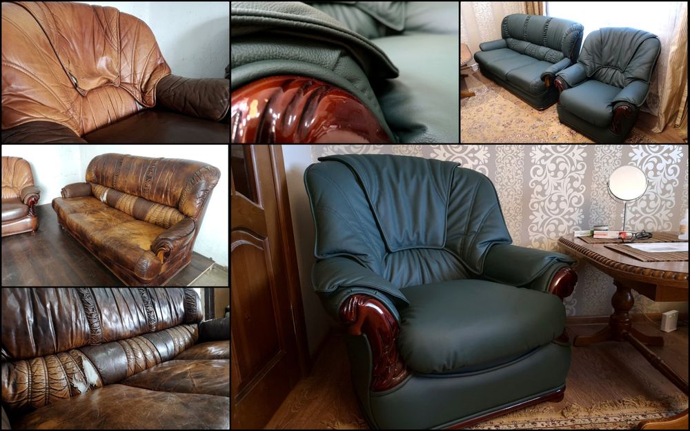 Перетяжка мягкой мебели любой сложности. Диваны, кровати, кресла, стул