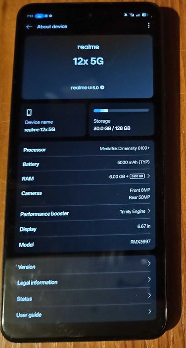 Realme 12x 5G RMX3997