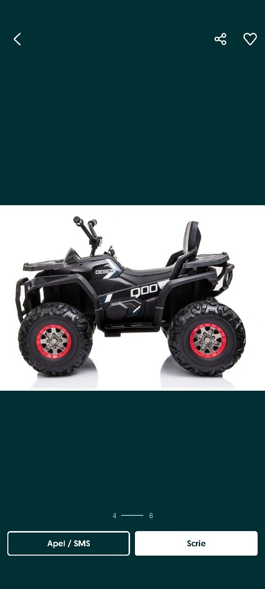 ATV electric 2 motoare