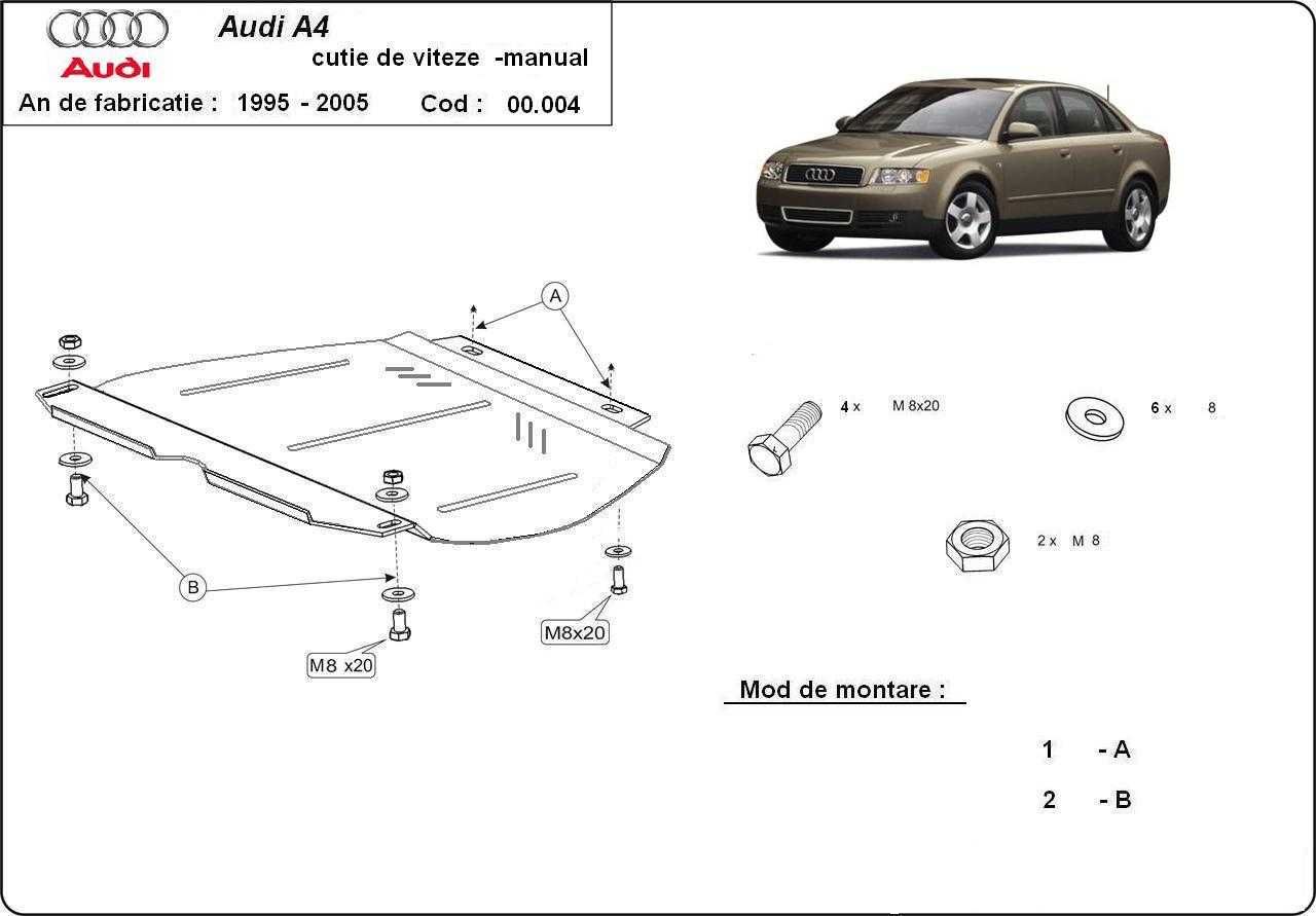 Метална кора под двигател скорости Audi A4 B5 A6 C6 VW Passat B5 Skoda
