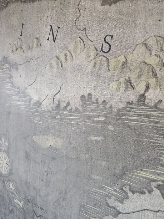 Harta Cubei pe panza