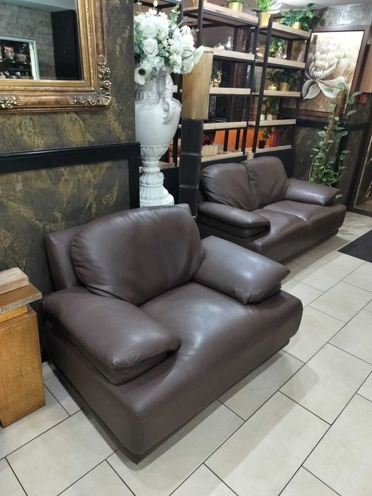 Set Canapa si fotolii piele