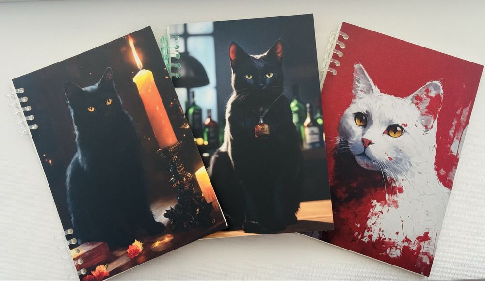 Блокнот с котиком