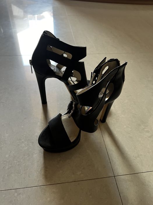 Michael Kors Lucinda черни сандали на ток