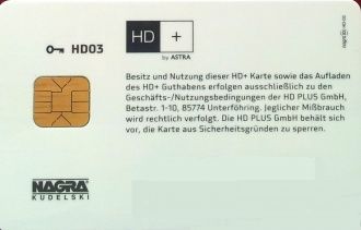 Carduri HD+ germany negre HD03 active un an si folosite