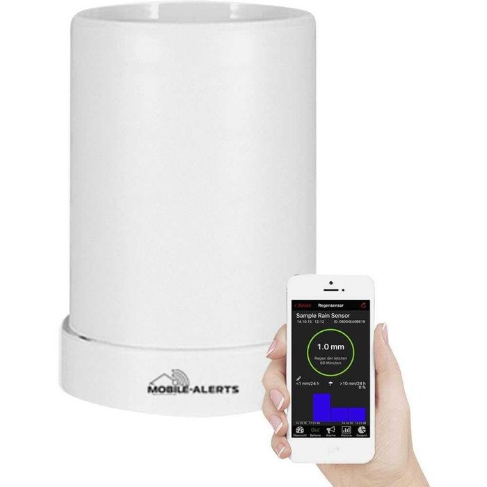 Безжичен електронен дъждомер Mobile Alerts – интелигентно измерване