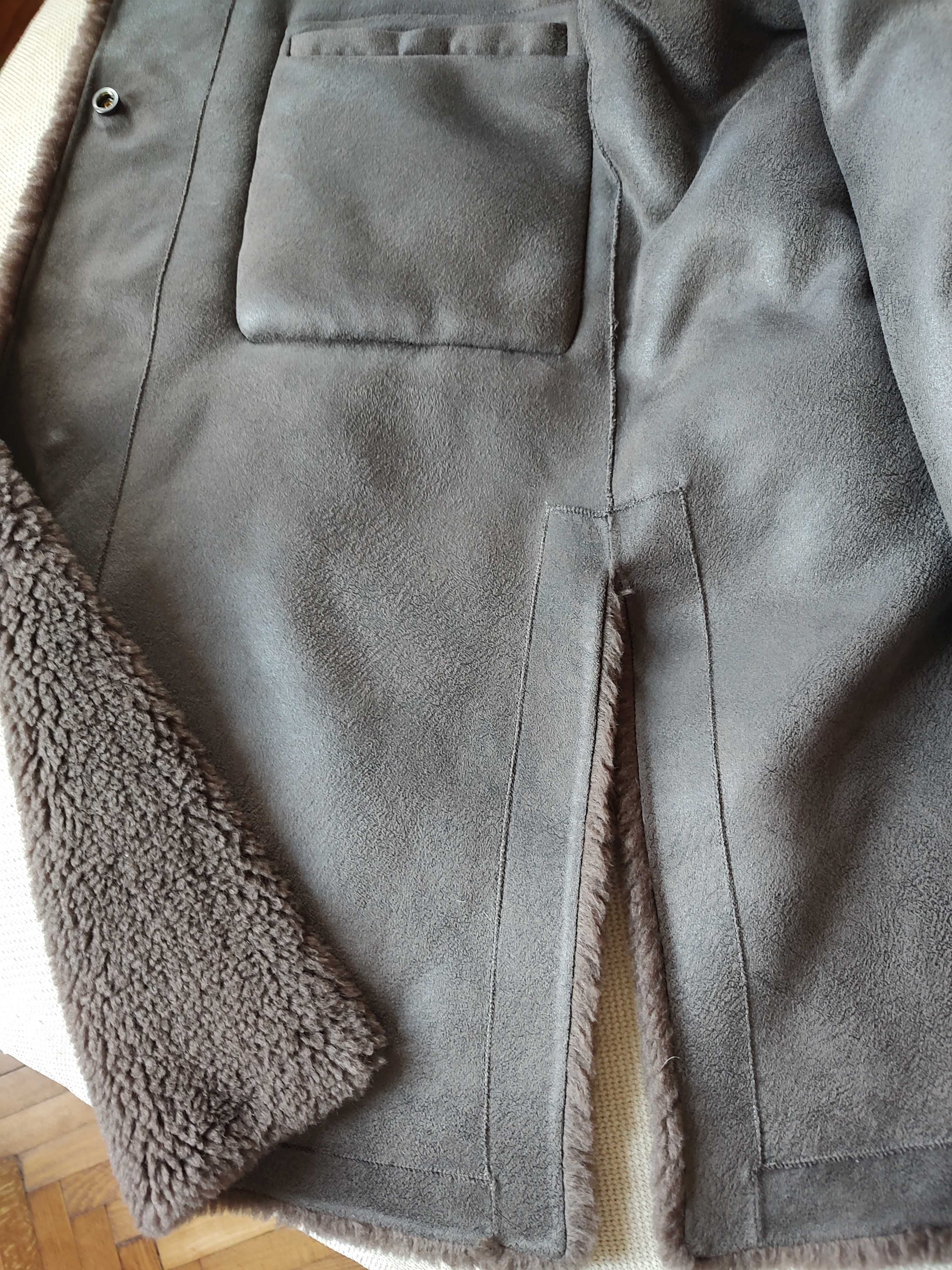 Palton teddy, VLAB laboratorio nr.5,oversize,potrivita ptr. S-M