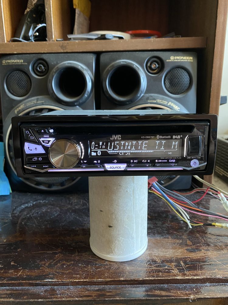 JVC KD-DB97BT- ВИСОК КЛАС -BLUETOOTH, USB, CD, Радио плеър за кола сд