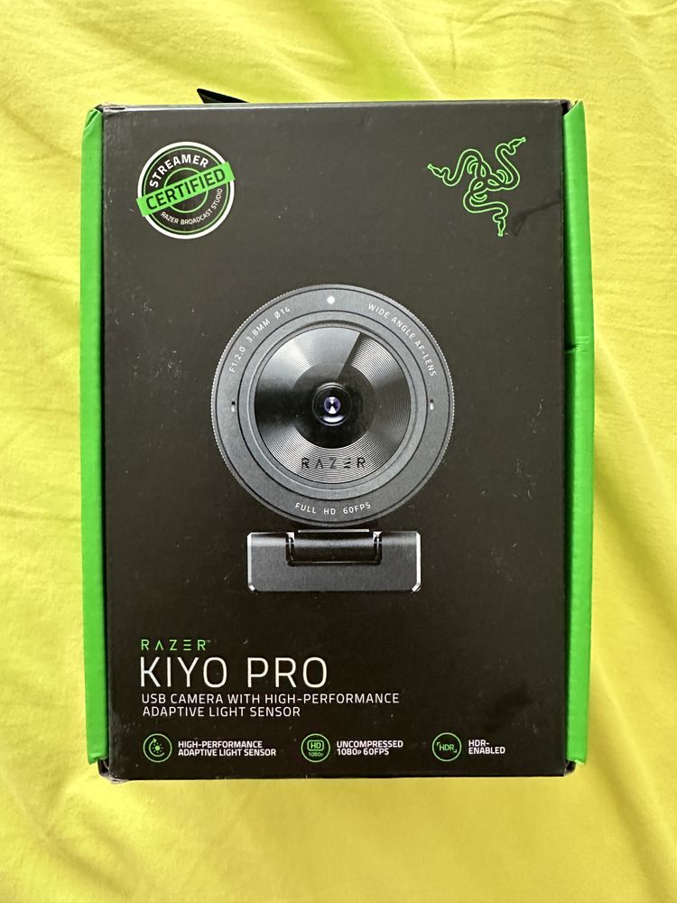 Уеб камера Razer - Kiyo Pro, FHD, черна