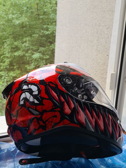 Casca moto Hjc Rpha11 Pro Carnage M L caNoua. Casca hjc venom/carnage