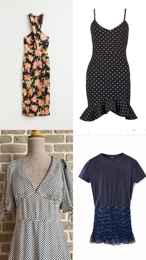 Дамски рокли на цени от 5лв. Asos,Zara,Missguided,Desigual