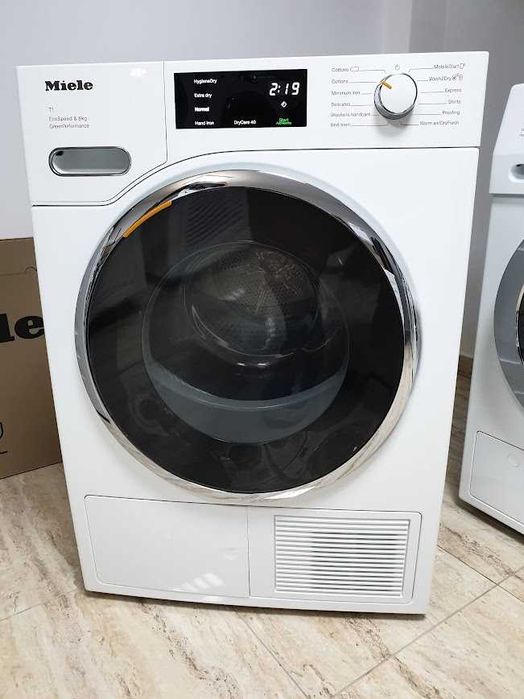 Wi-Fi Miele Сушилня - Дясно Отваряне с Термопомпа Миеле 12м Гаранция