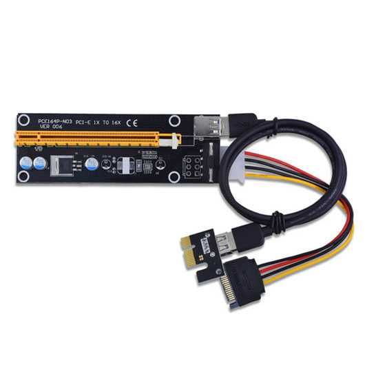 Riser Райзер Ver 006S ver009s molex sata 6 pin
