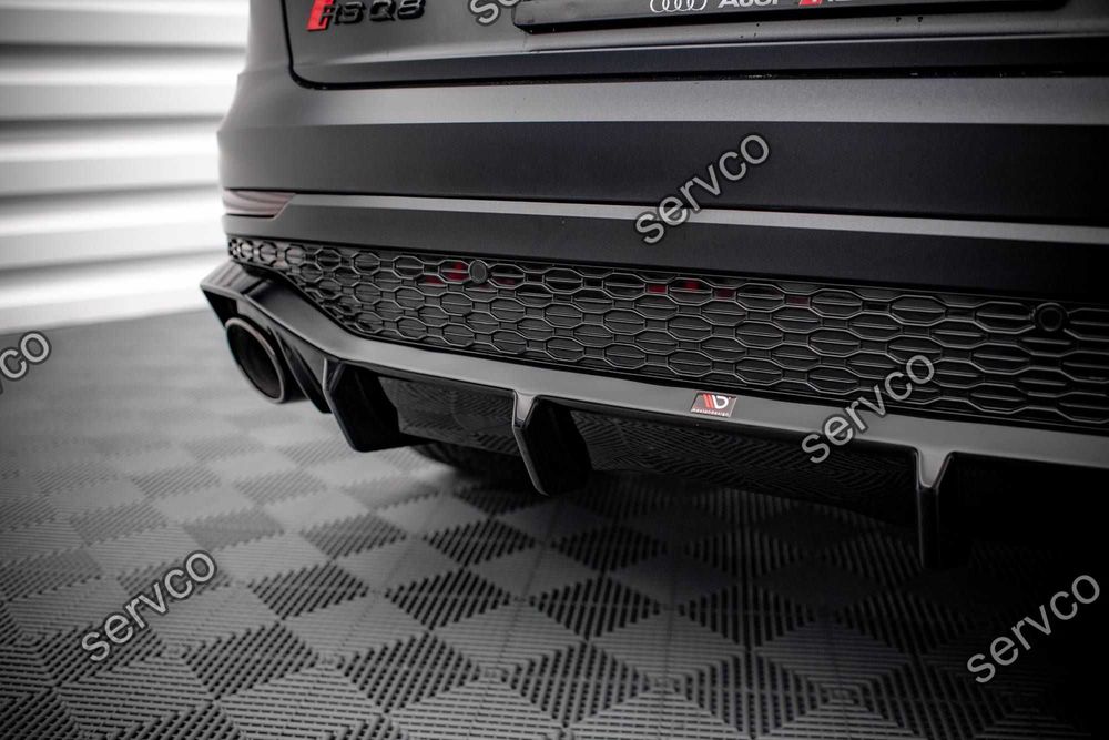 Prelungire difuzor bara spate Audi RSQ8 Mk1 2019- v7 - Maxton Design