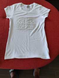 Бяла тениска на GUESS