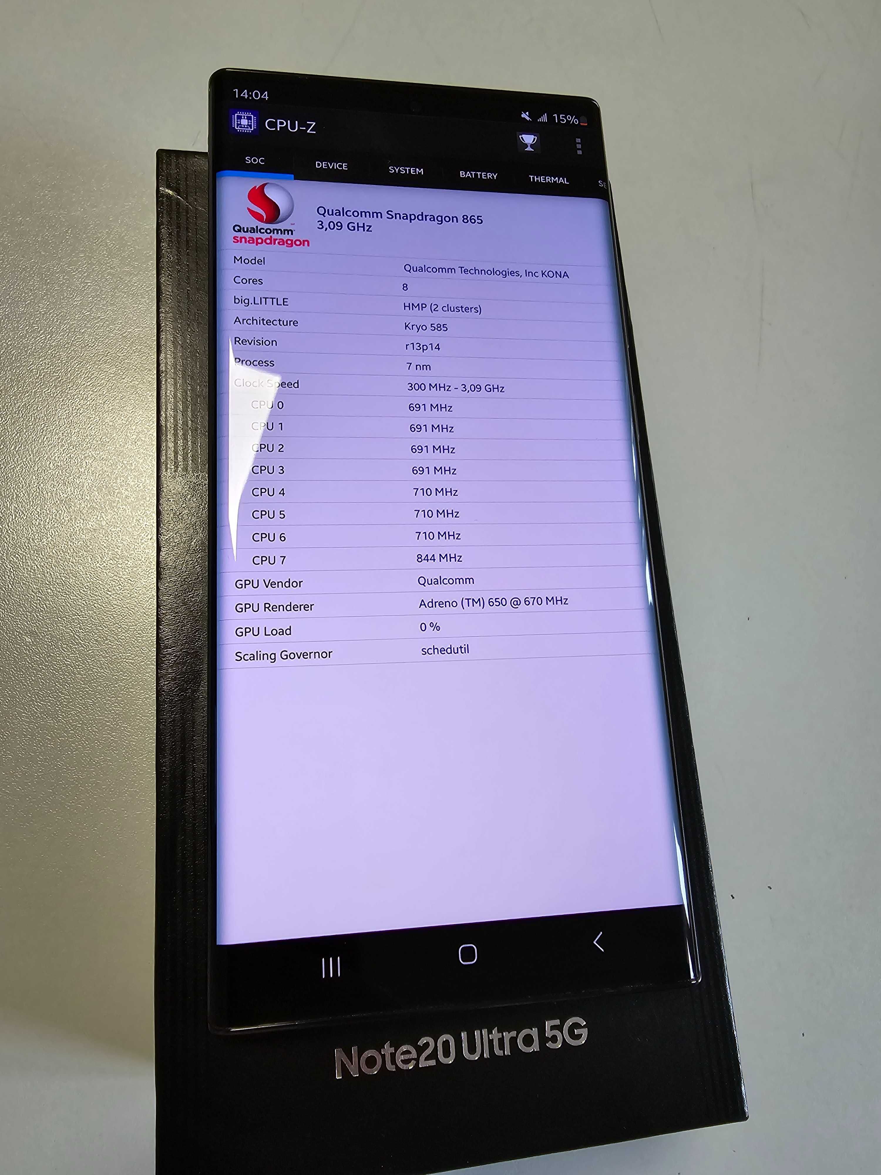 Samsung Note 20 Ultra Mystic Black Snapdragon