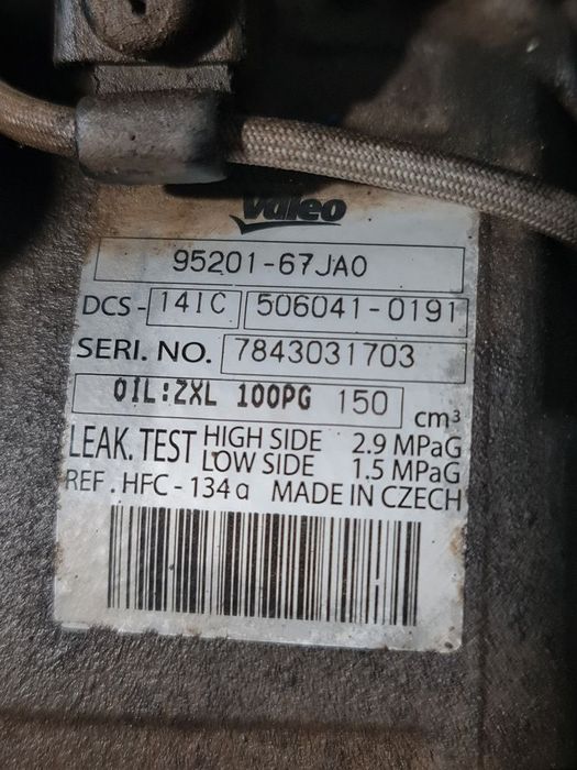 Compresor clima Suzuki Grand Vitara 1.9 DDIS 2006 - 2012 F9QB (1307) 95201