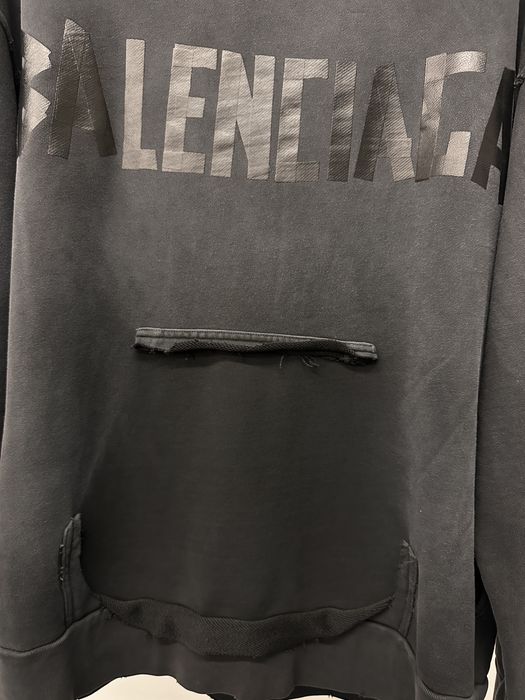 Hanorac B.alenciag.a bumbac 100%