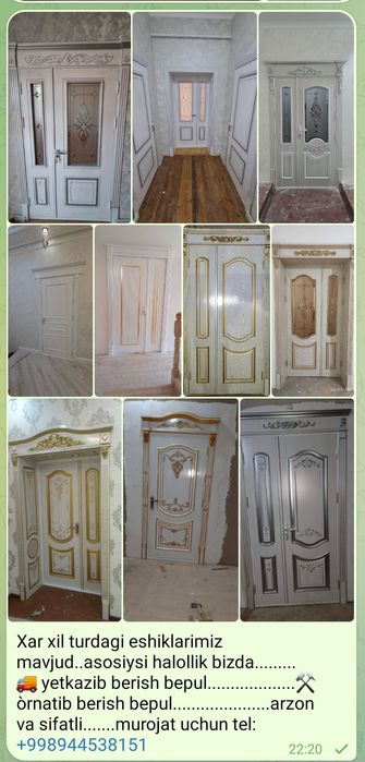 Buyurtma asosida yasab beramiz