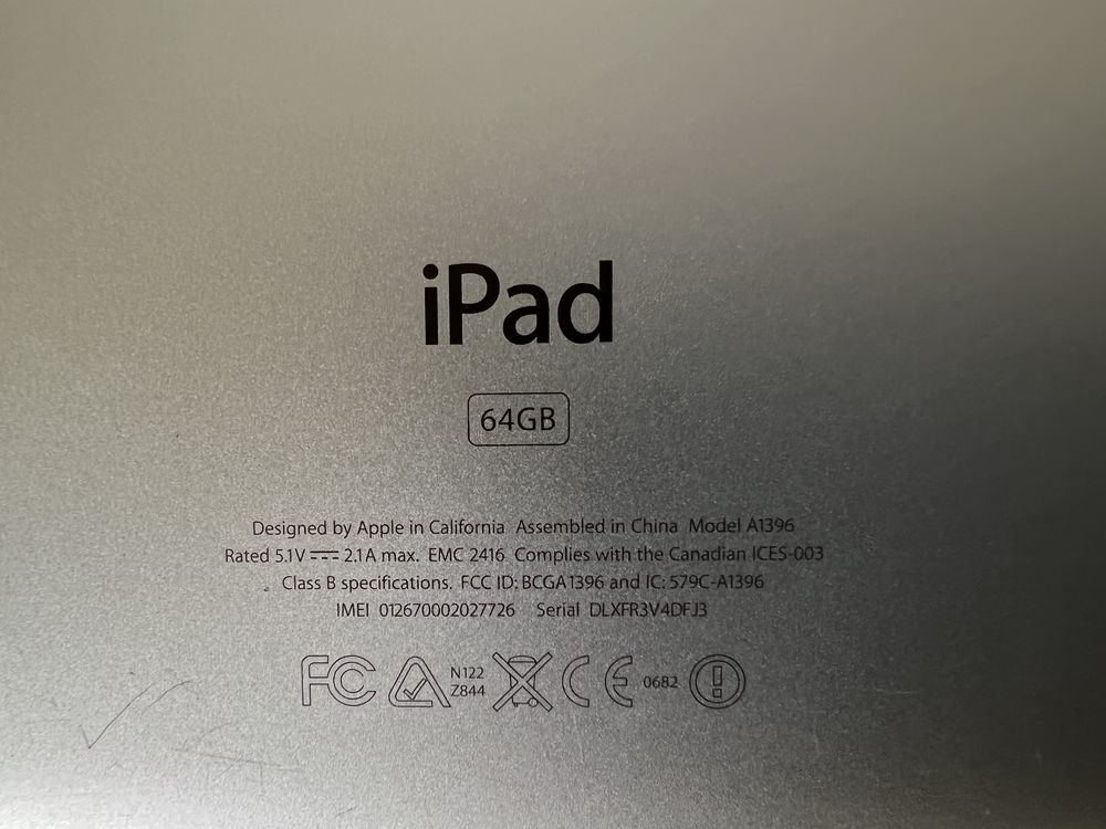 Планшет Apple iPad 2