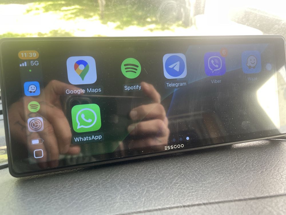 ESSGOO TS0001 10.26" преносим безжичен Carplay&Android Auto