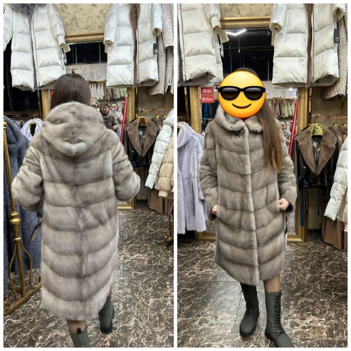 Норковая шуба в отличном состоянии