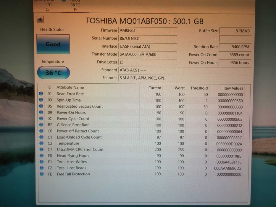 hdd extern 500 gb, sanatate 100%, hard disk portabil