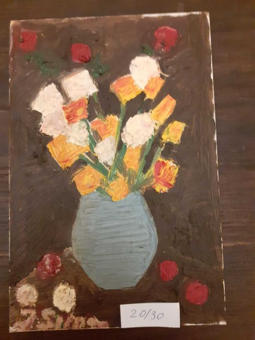 Tablouri inramate pictate manual in ulei