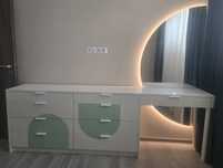 Vand consola/comoda cu oglinda led