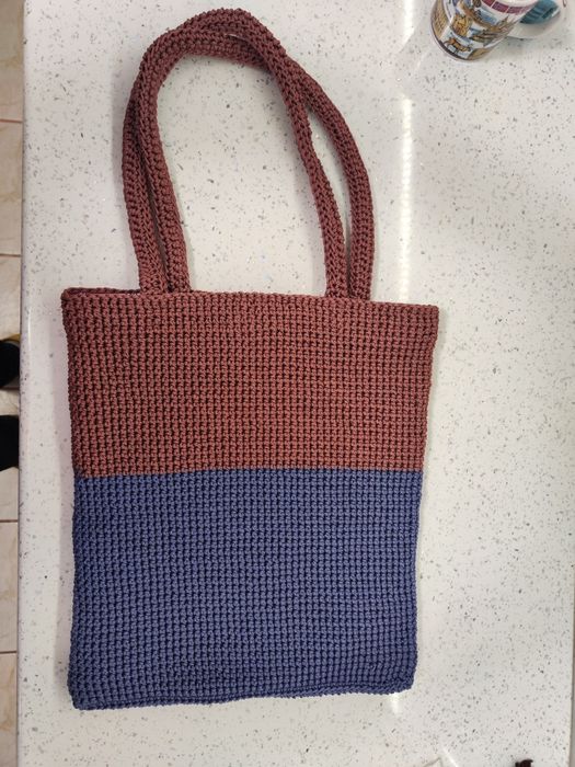 Geantă umăr croșetată
