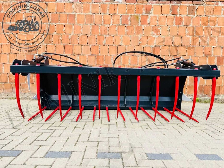 Cleste crocodil/Graifer gunoi/Cleste gunoi-Dinti 1,8m -Piese de schimb