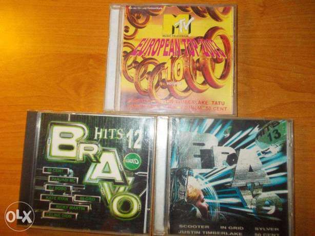 CD Sexy House / Bravo Hits 10,12,13 / MTV European Top 2003