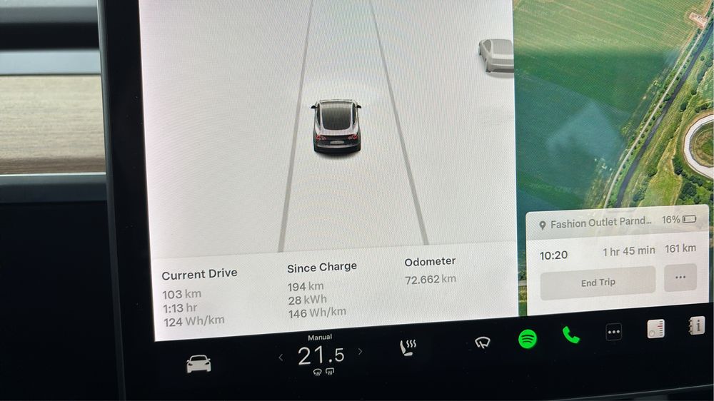 Tesla model 3 doar 72500km
