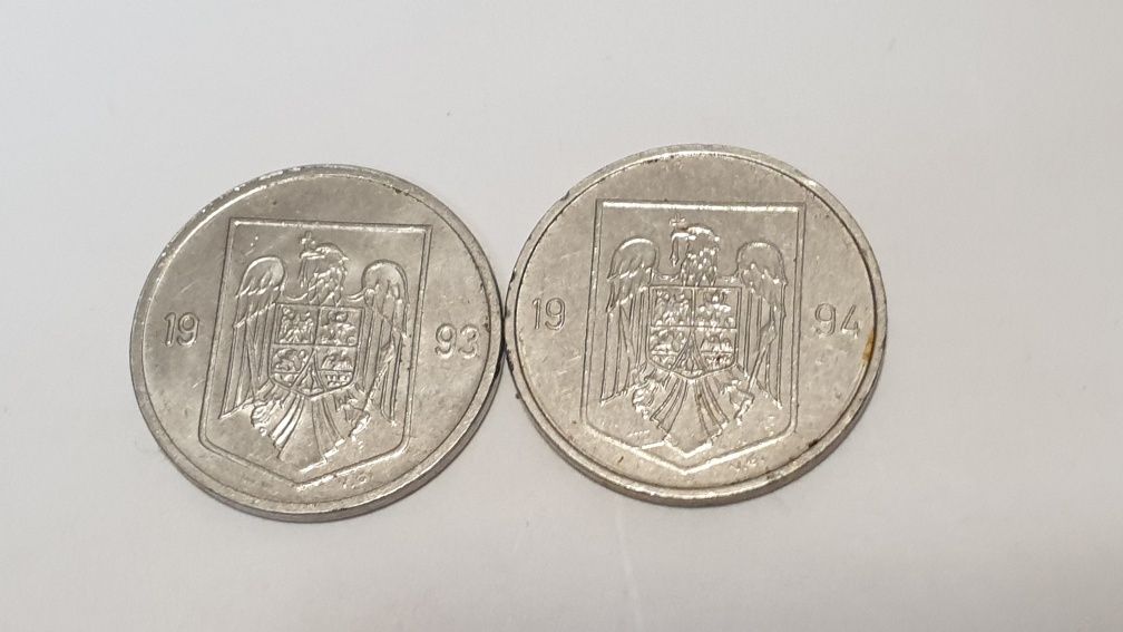 Bancnotă 10 lei 1966 monezi 5 lei 1966