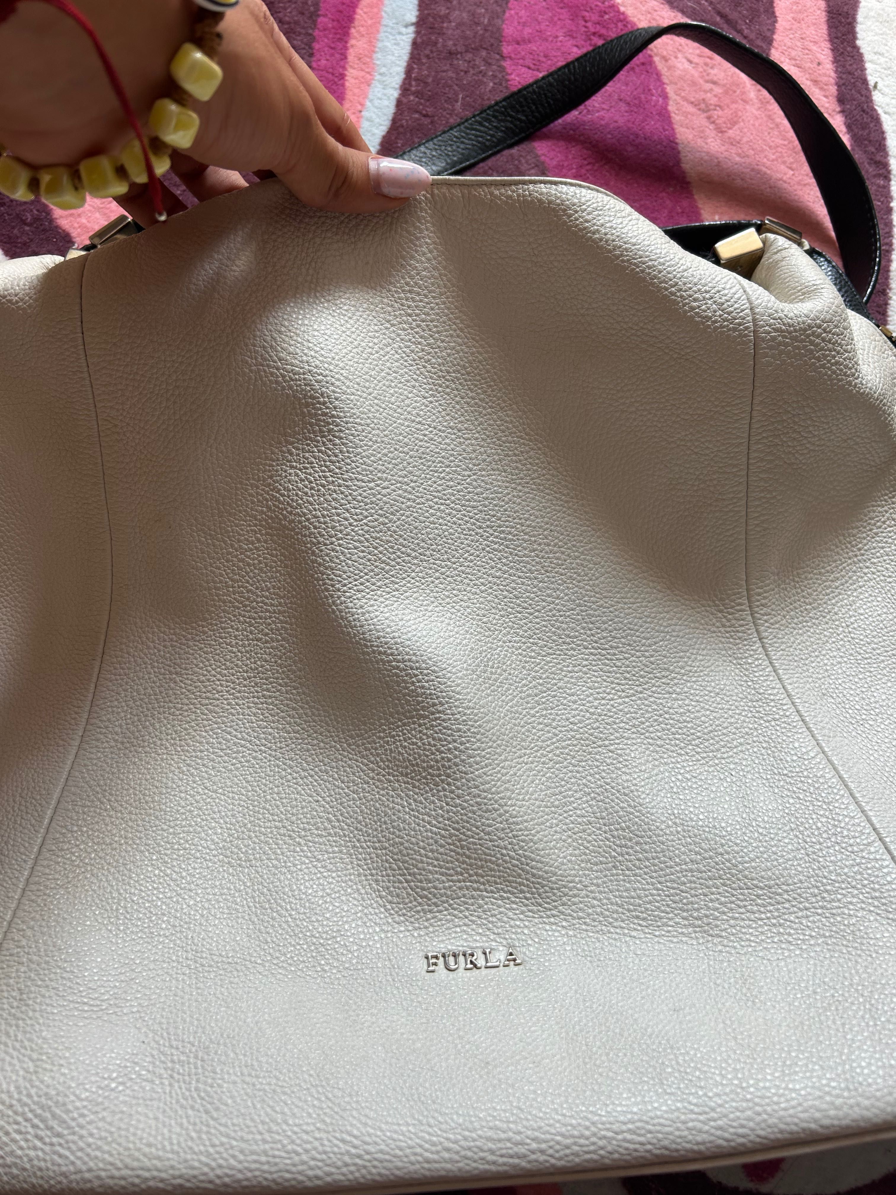 Оригинална кожена дамска чанта Furla/ Фурла