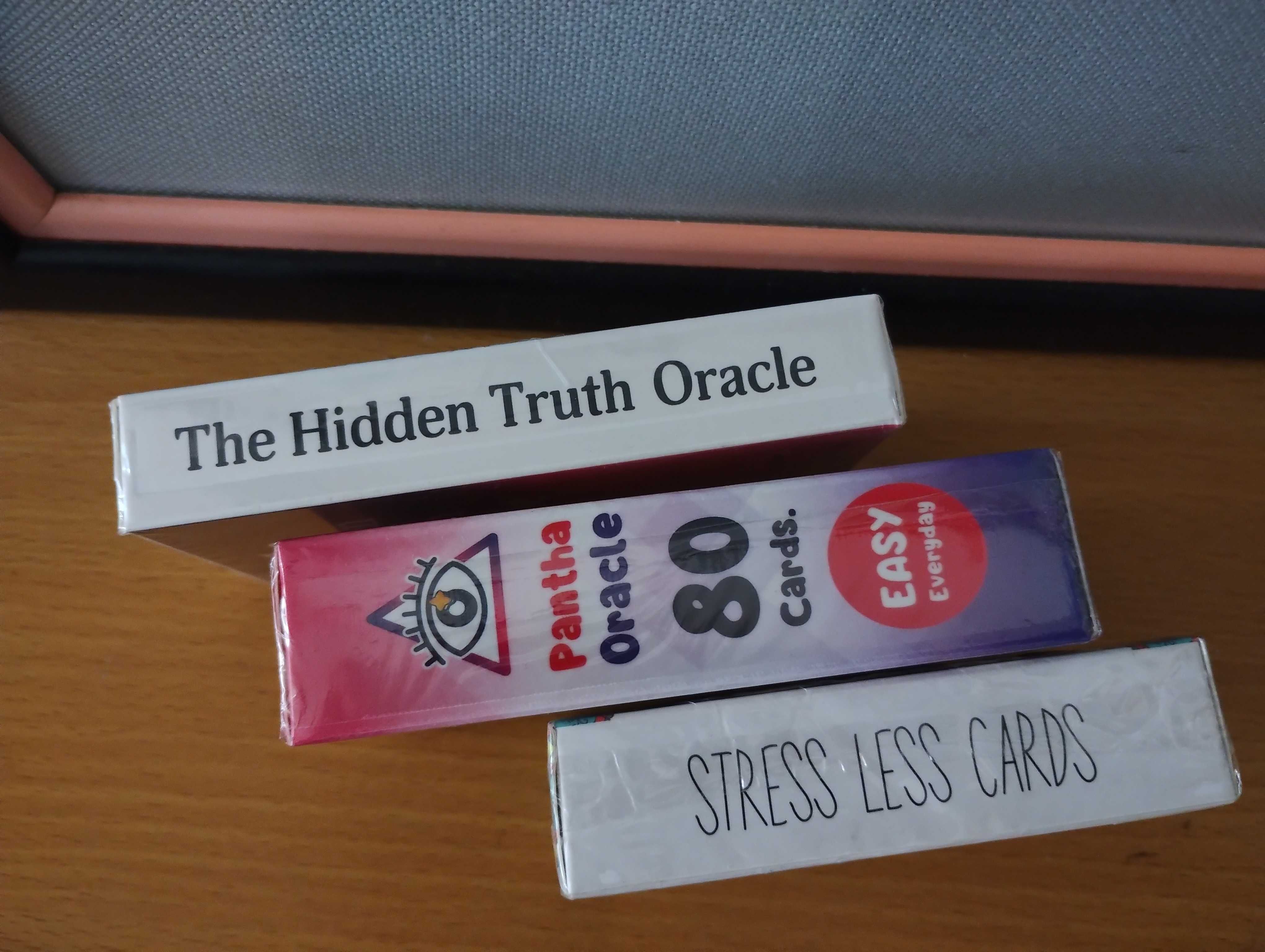 Съвременни оракул карти:Hidden Truth Oracle &Pantha Oracle&Stress Less